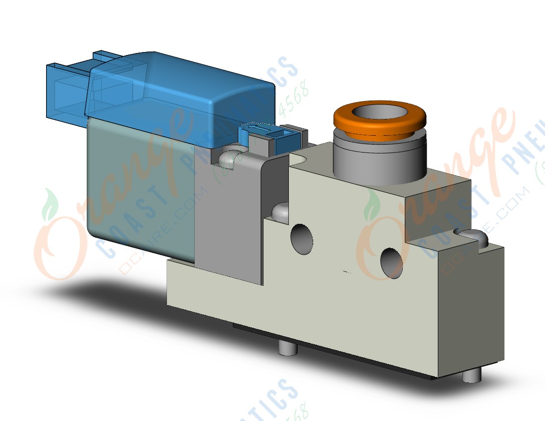 SMC VQZ115K-6MO1-C6 3 port base mounted solenoid valve, 3 PORT SOLENOID VALVE