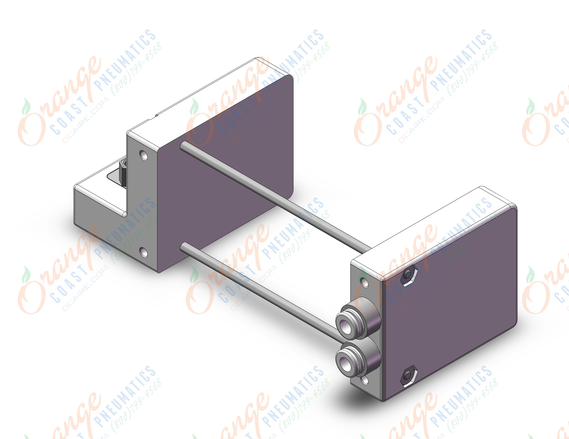 SMC VV100-10FAD1-07U1-C4 manifold, plug-in, 3 PORT SOLENOID VALVE