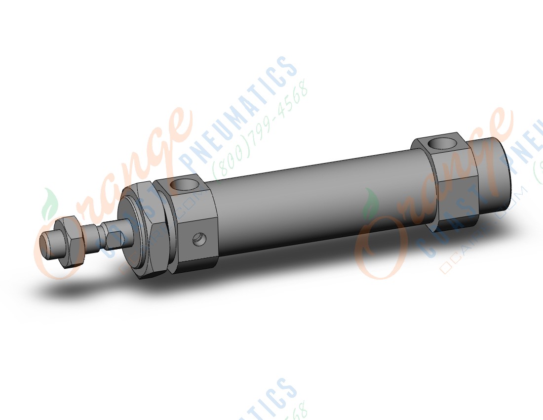 SMC 22-CDM2B25-50Z cylinder, air, ROUND BODY CYLINDER