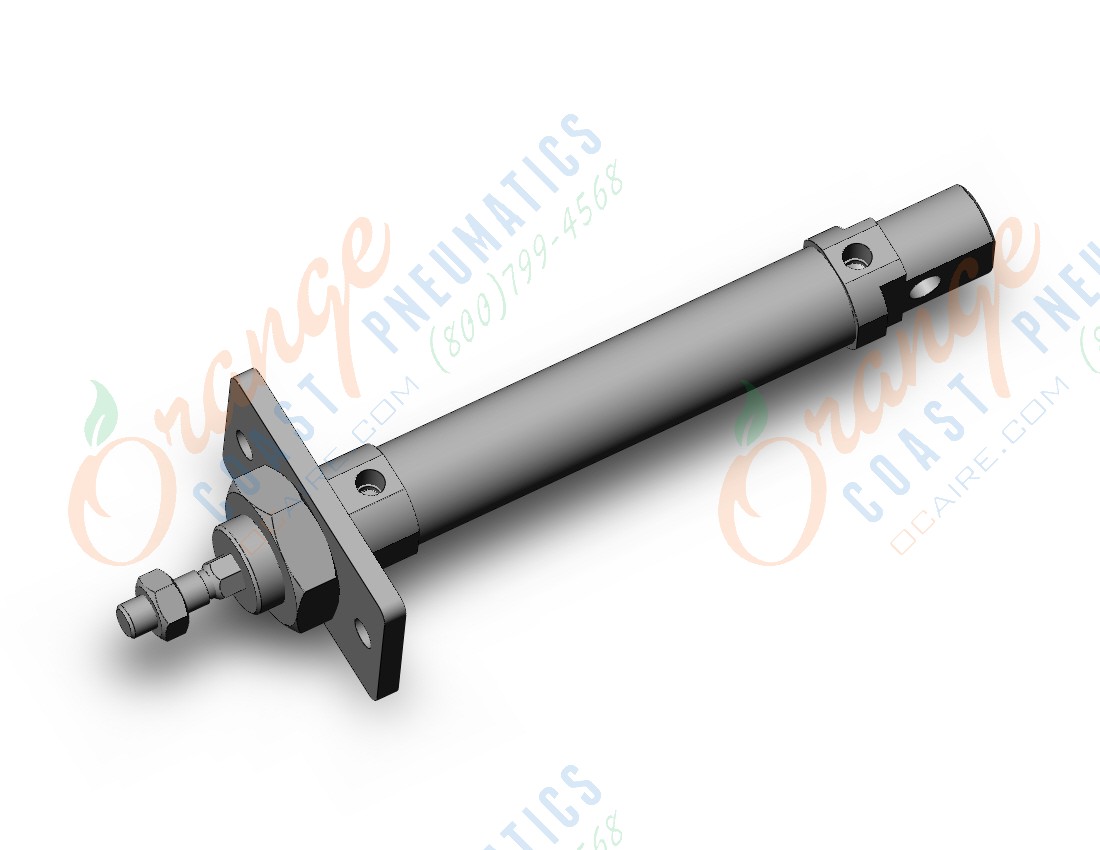 SMC CD85KN16-50G-B cylinder, iso, dbl acting, ISO ROUND BODY CYLINDER, C82, C85