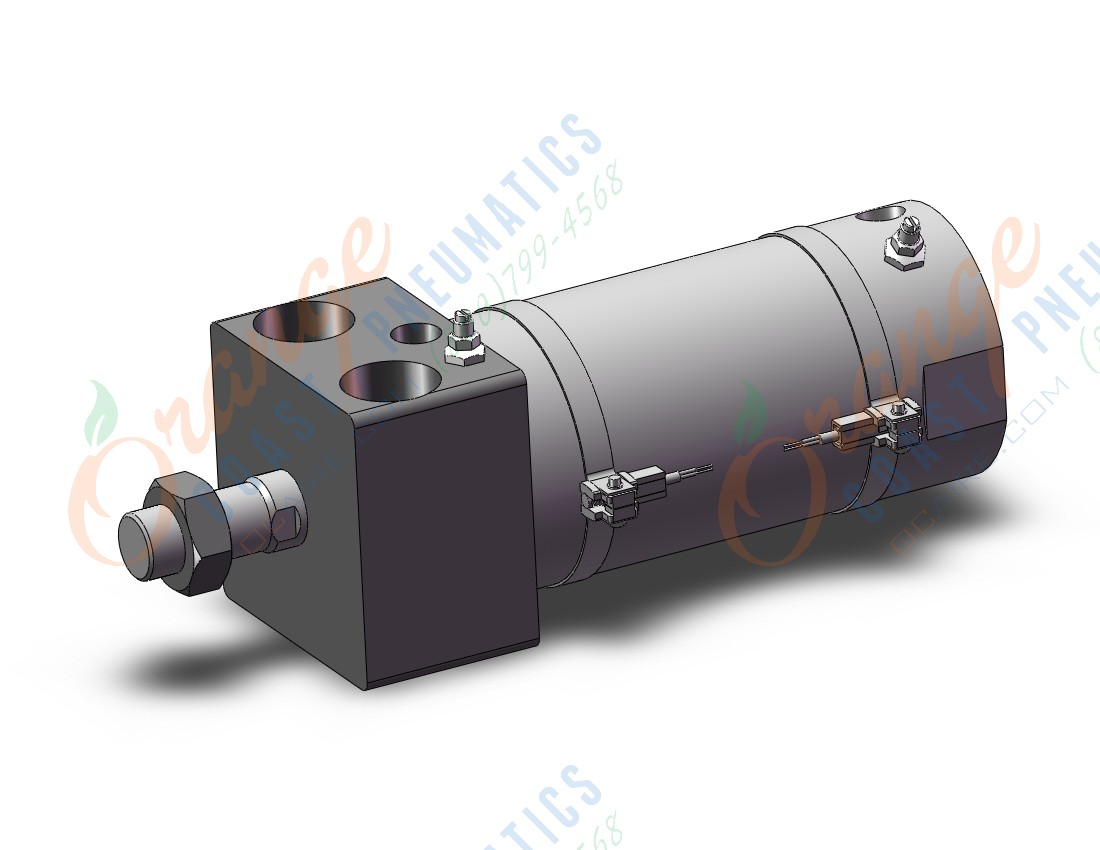 SMC CDG1RA63-75Z-A93Z cg1, air cylinder, ROUND BODY CYLINDER