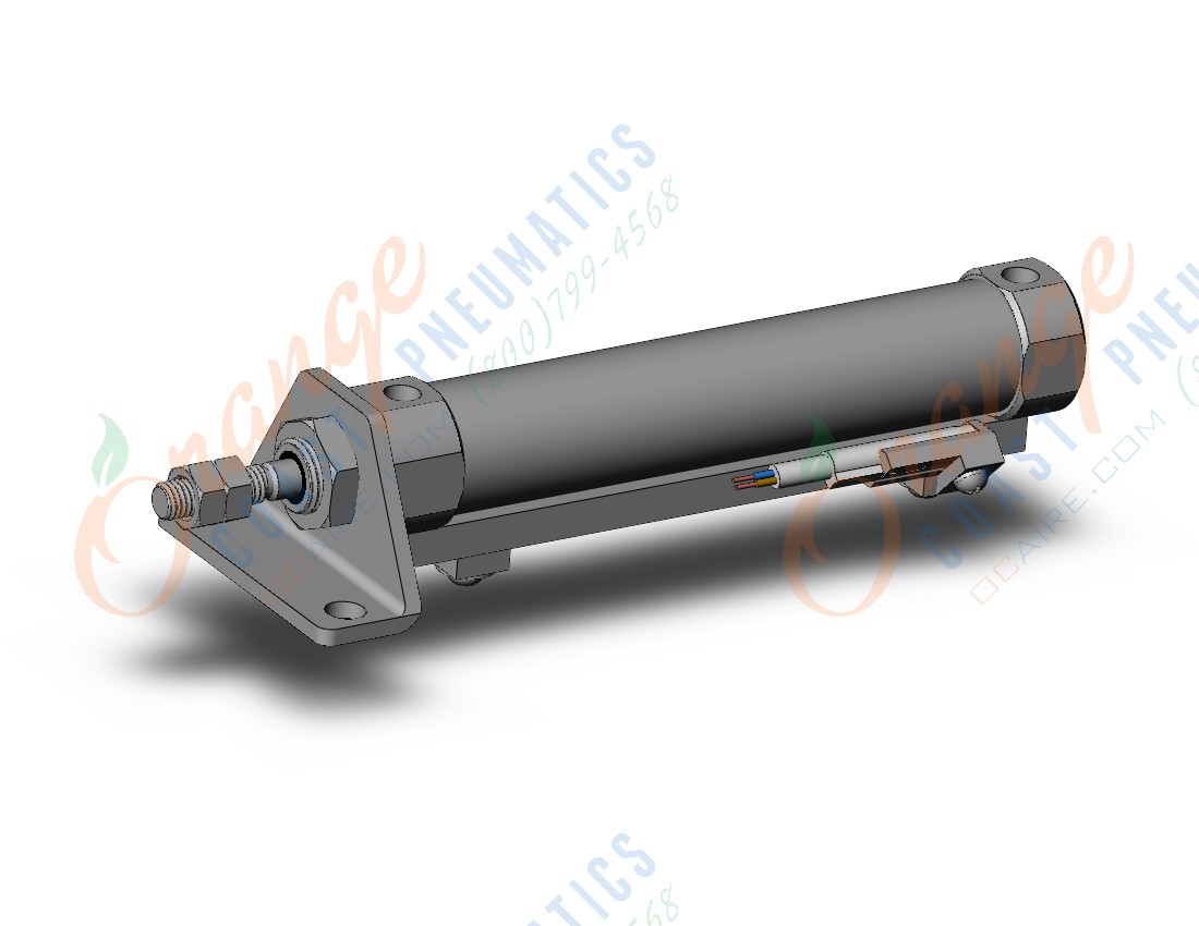 SMC CDJ2L16-60Z-M9BL-A cylinder, air, ROUND BODY CYLINDER