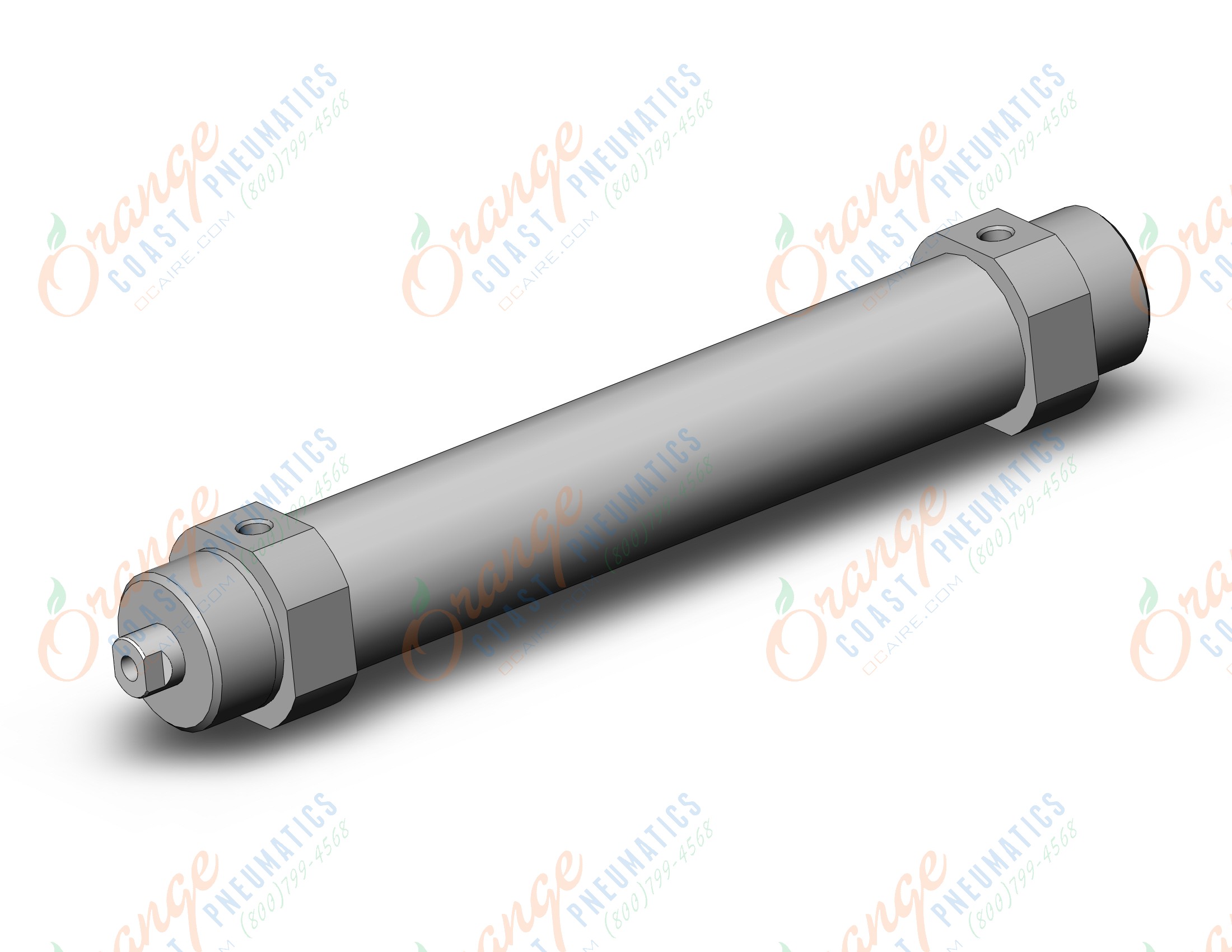 SMC CDM3B25-100F cyl, air, short type, auto sw capable, ROUND BODY CYLINDER