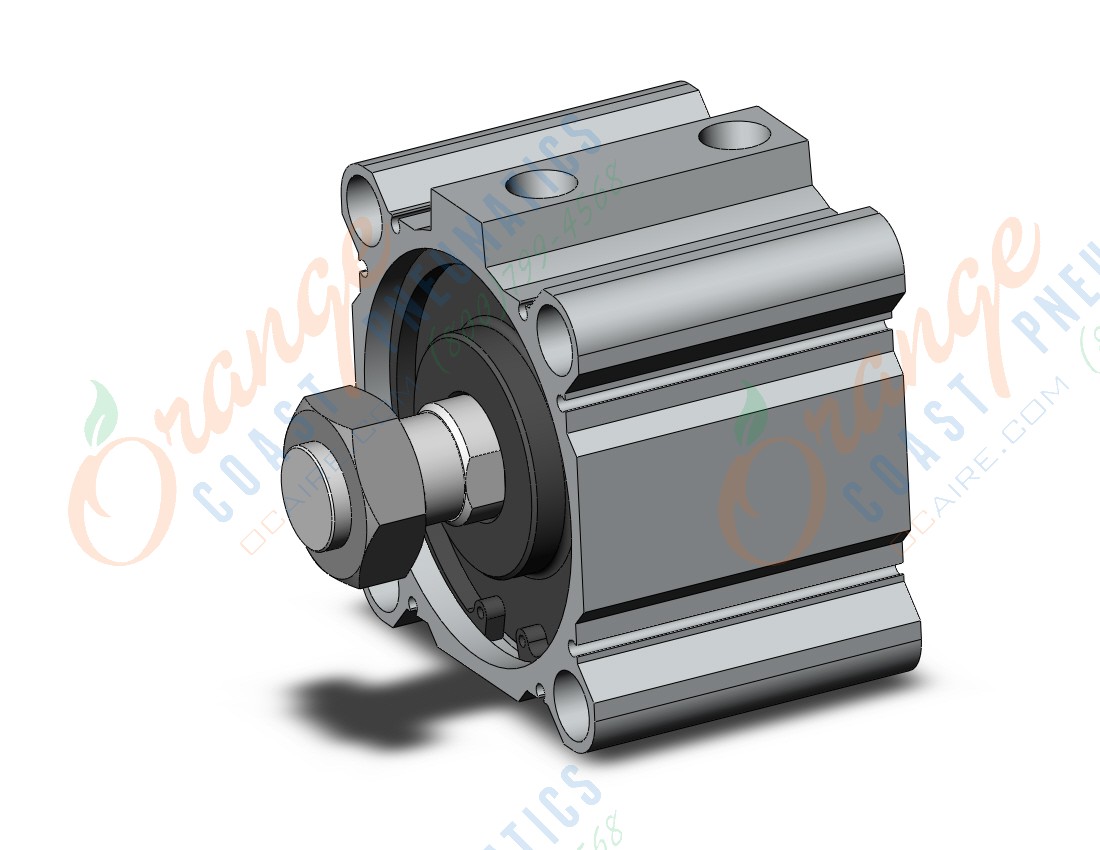 SMC CDQ2B100TN-25DCMZ compact cylinder, cq2-z, COMPACT CYLINDER