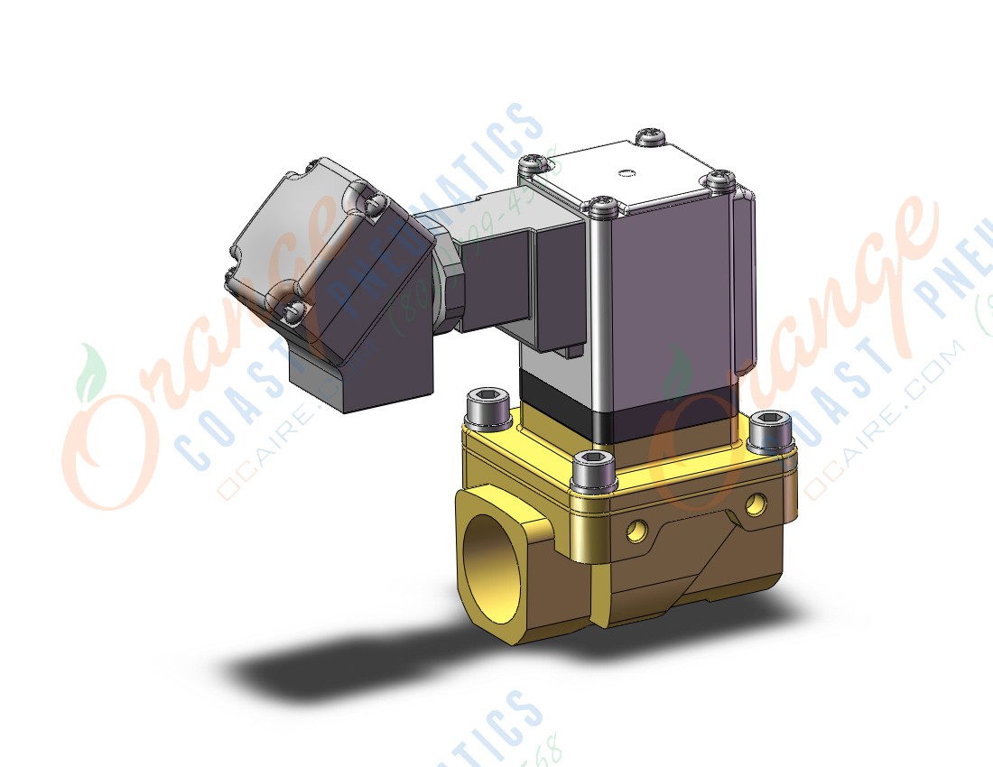 SMC VXZ2C0HMB pilot op 2 port solenoid valve, (n.o.), 2 PORT VALVE