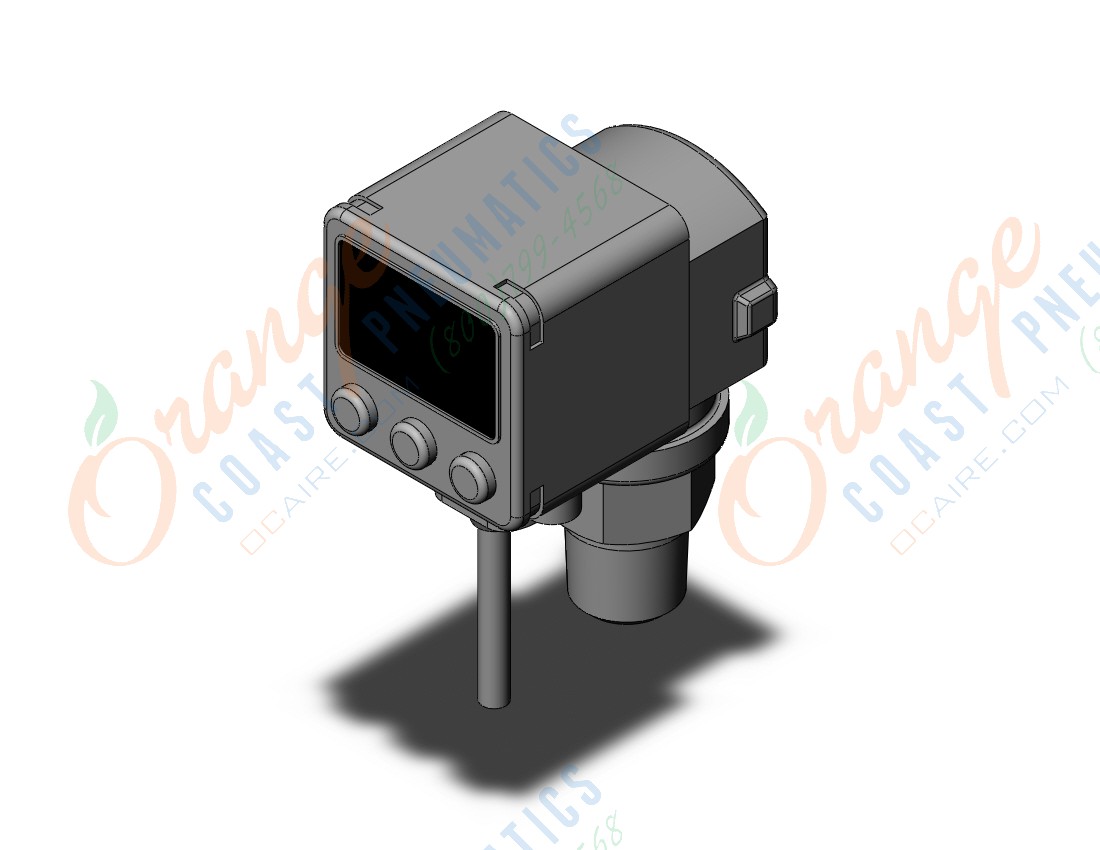 SMC ZSE80F-02L-R-M 2-color digital press switch for fluids, VACUUM SWITCH, ZSE50-80