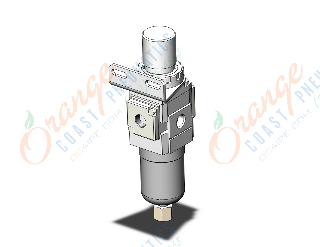 SMC AW20-01BE-12JR-B filter/regulator, FILTER/REGULATOR, MODULAR F.R.L.