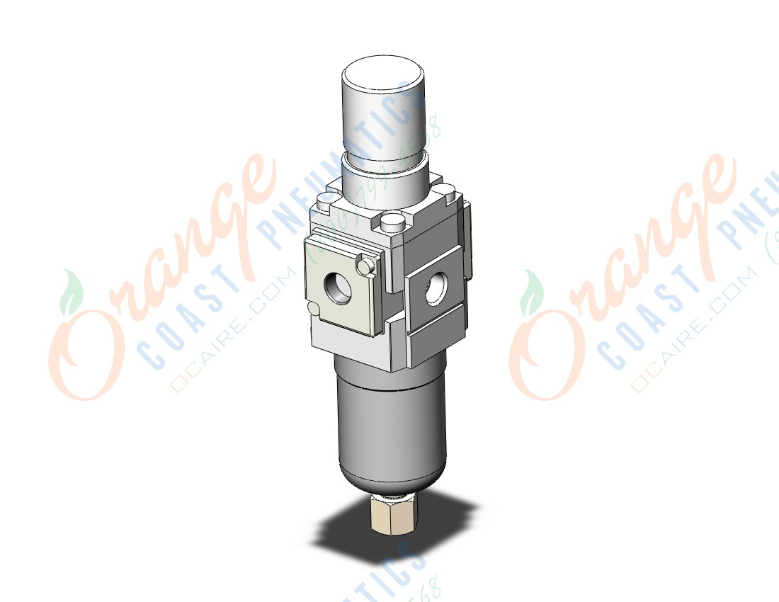 SMC AW20-01E-12JR-B filter/regulator, FILTER/REGULATOR, MODULAR F.R.L.