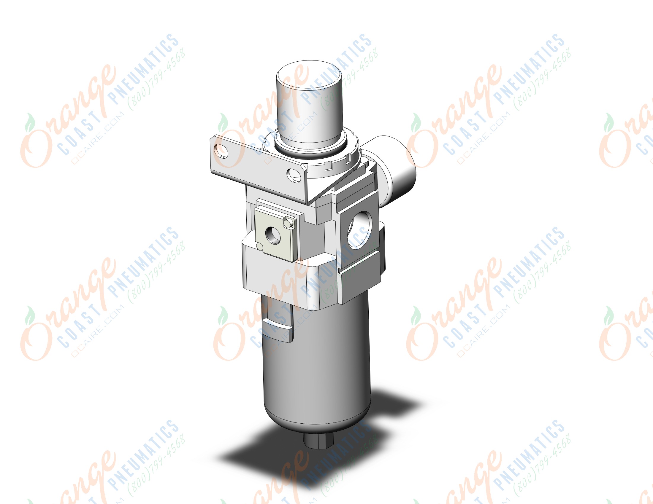 SMC AW40-04BG-2R-B filter/regulator, FILTER/REGULATOR, MODULAR F.R.L.