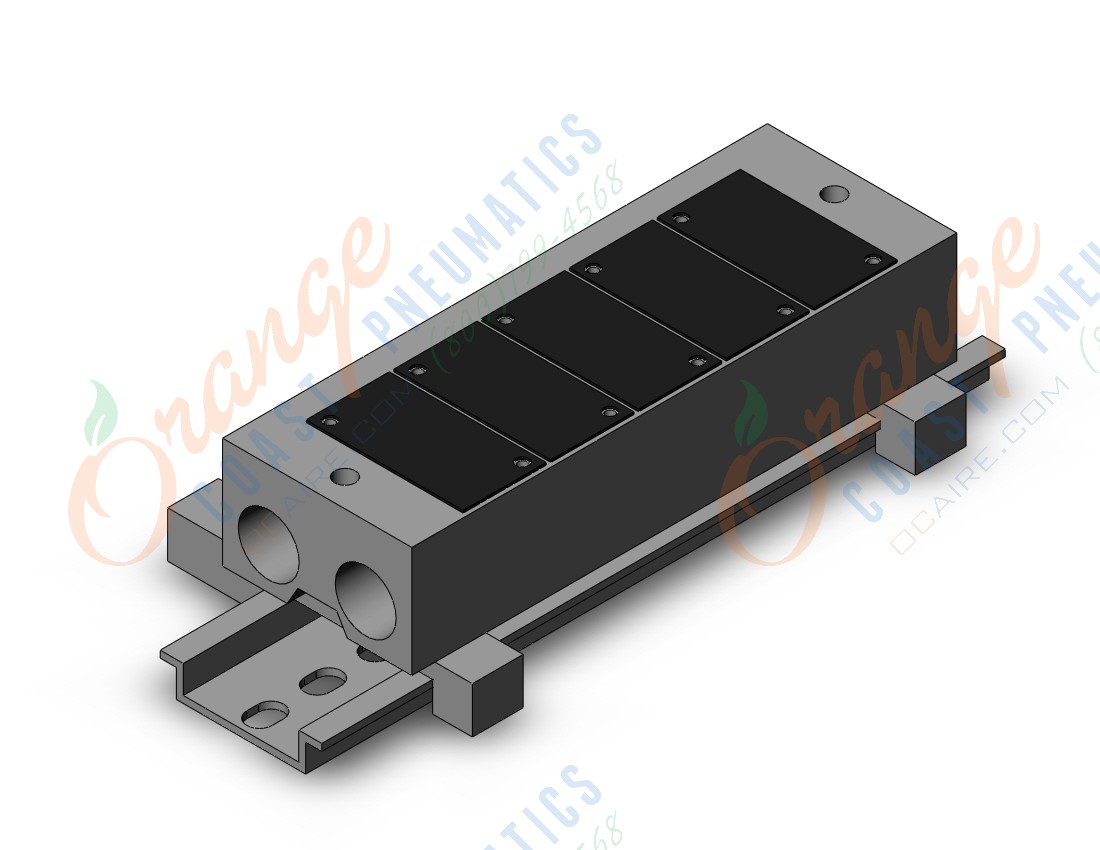 SMC VV3QZ32-05C-D-00F vqz300 body ported manifold, 3 PORT SOLENOID VALVE