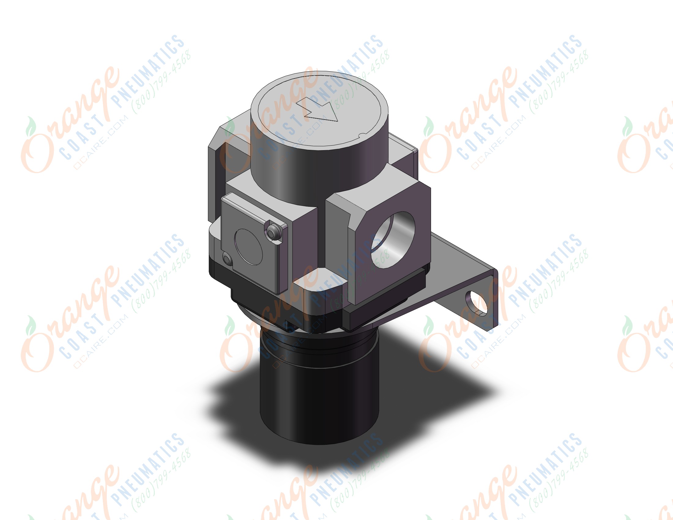 SMC 10-AR40K-N04B-1Z-B regulator, REGULATOR, MODULAR F.R.L.