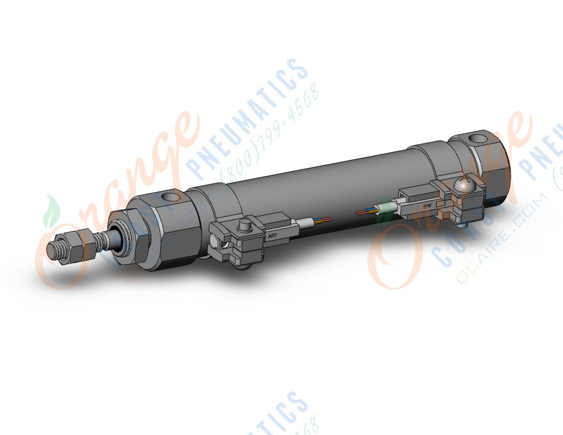 SMC CDJ2B16-60Z-A93L-B cylinder, air, ROUND BODY CYLINDER