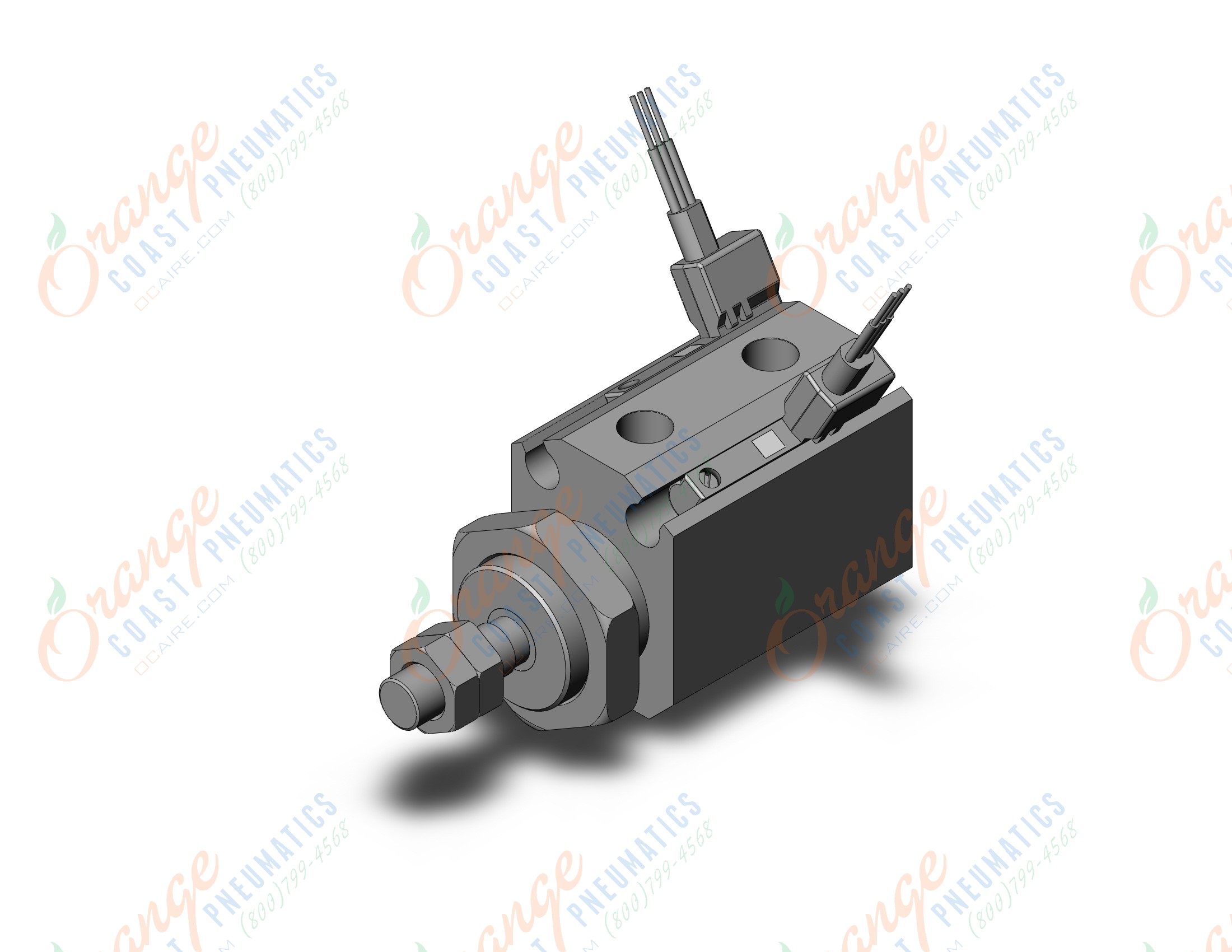 SMC CDJP2B16-5D-M9NVZ pin cylinder, double acting, sgl rod, ROUND BODY CYLINDER