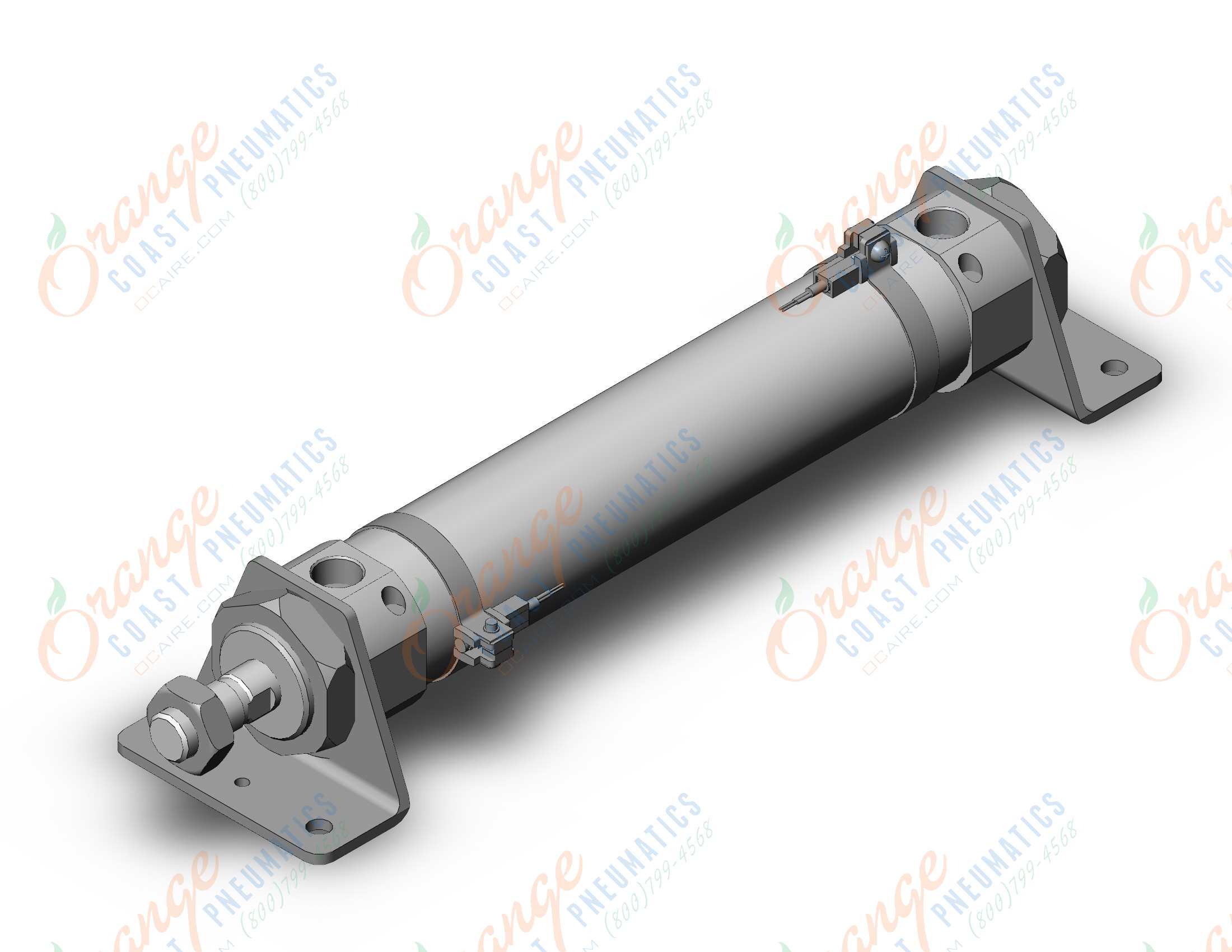 SMC CDM2L40-150AZ-A93 cylinder, air, ROUND BODY CYLINDER