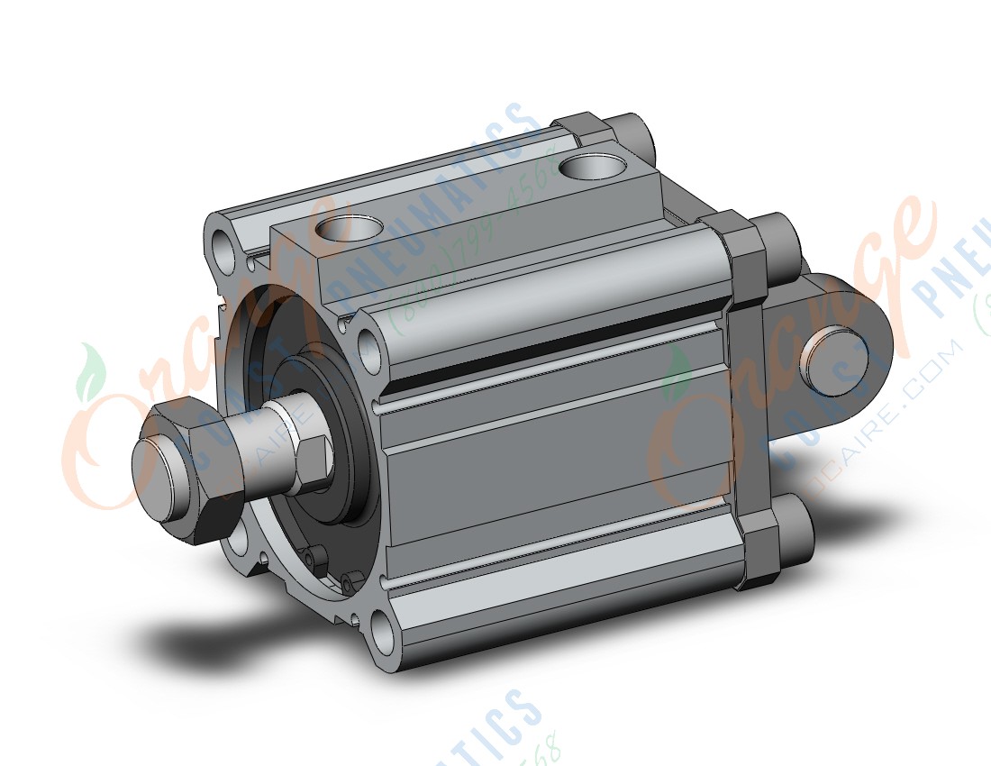 SMC CDQ2D80-45DMZ-A93Z compact cylinder, cq2-z, COMPACT CYLINDER