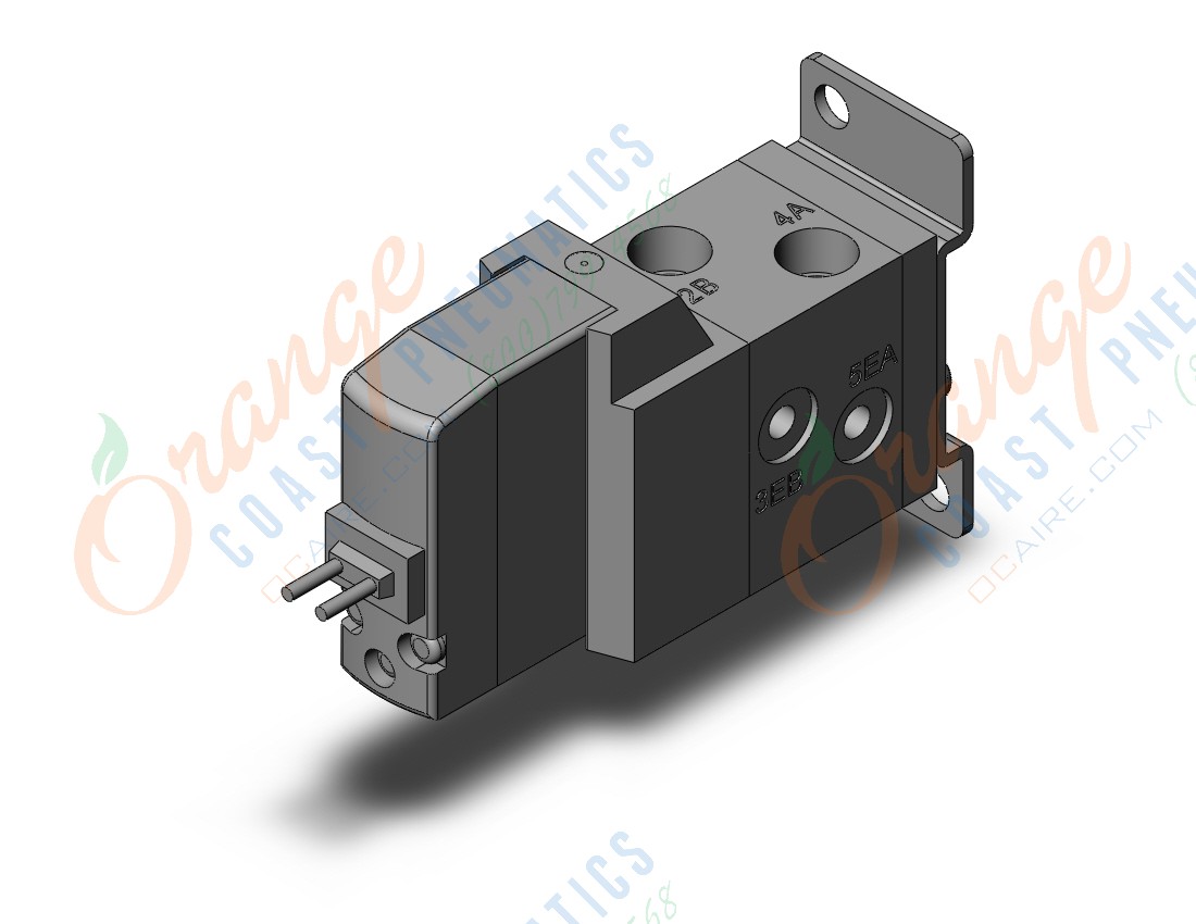 SMC VF1120Y5HR101F pilot operated 5 port solenoid valve, 4/5 PORT