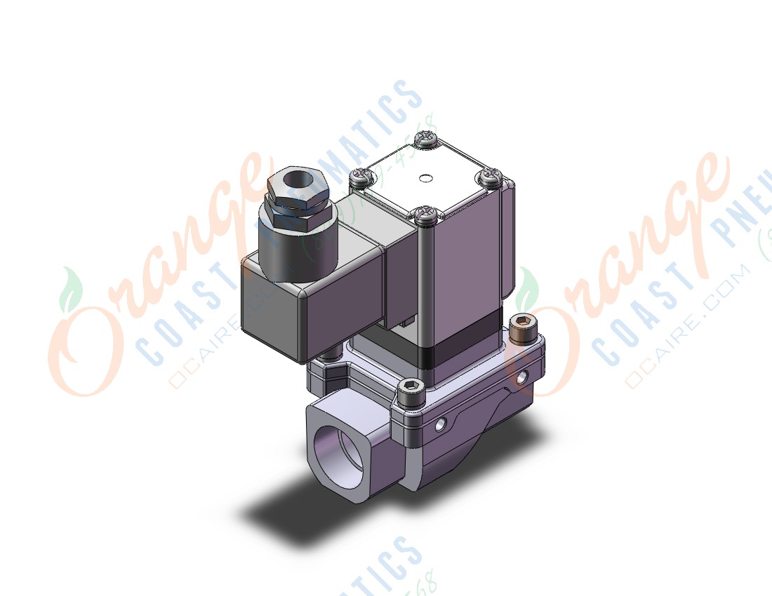 SMC VXZ2B5GGB pilot op 2 port solenoid valve, (n.o.), 2 PORT VALVE