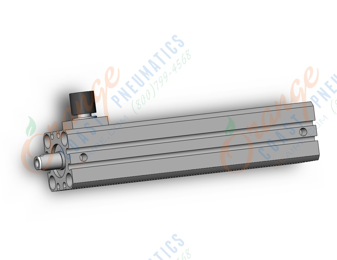 SMC CBQ2B20-100DC-RL cyl, compact, locking, COMPACT CYLINDER