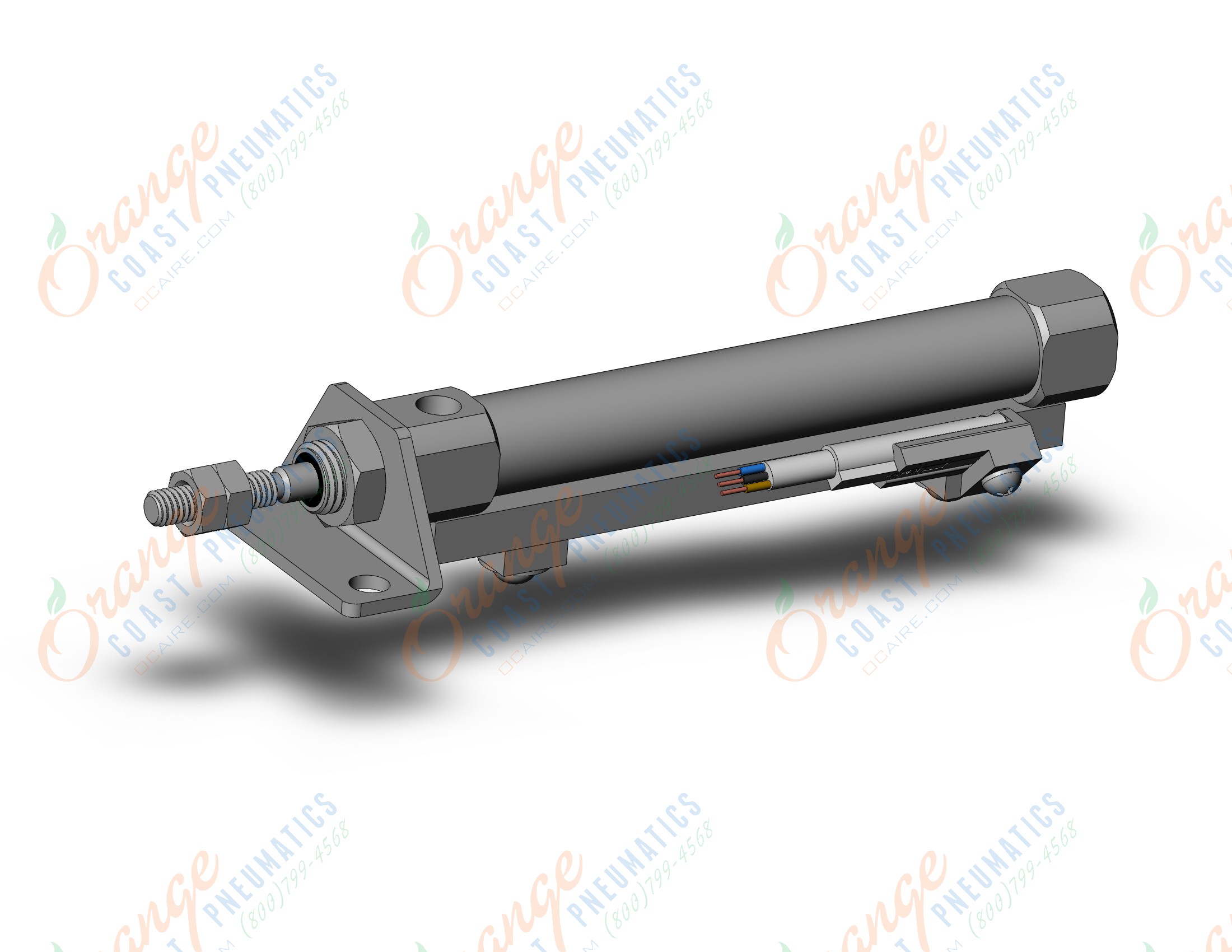 SMC CDJ2L10-45RZ-M9PWSDPC-A cylinder, air, ROUND BODY CYLINDER