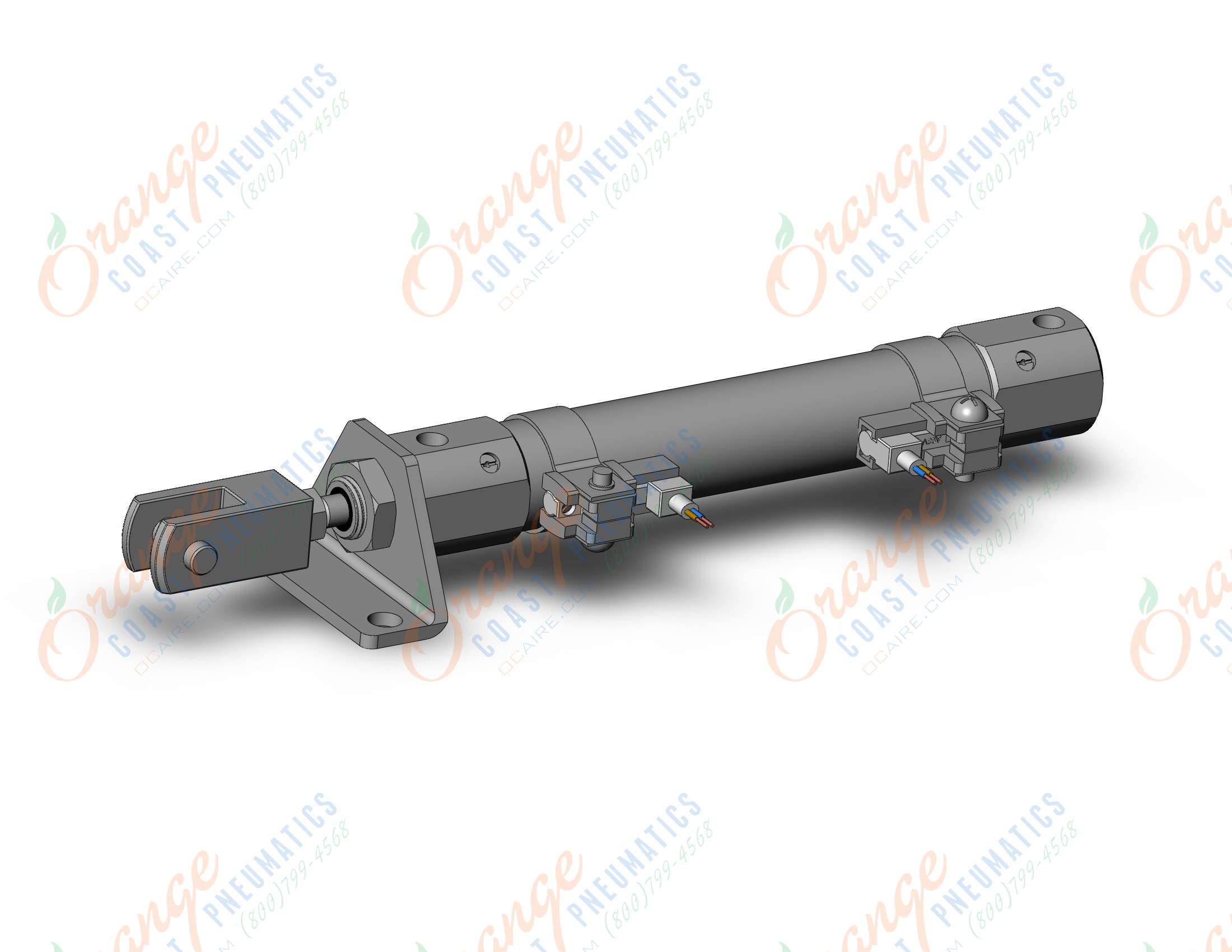 SMC CDJ2L16-60AZ-W-A93V-B cylinder, air, ROUND BODY CYLINDER