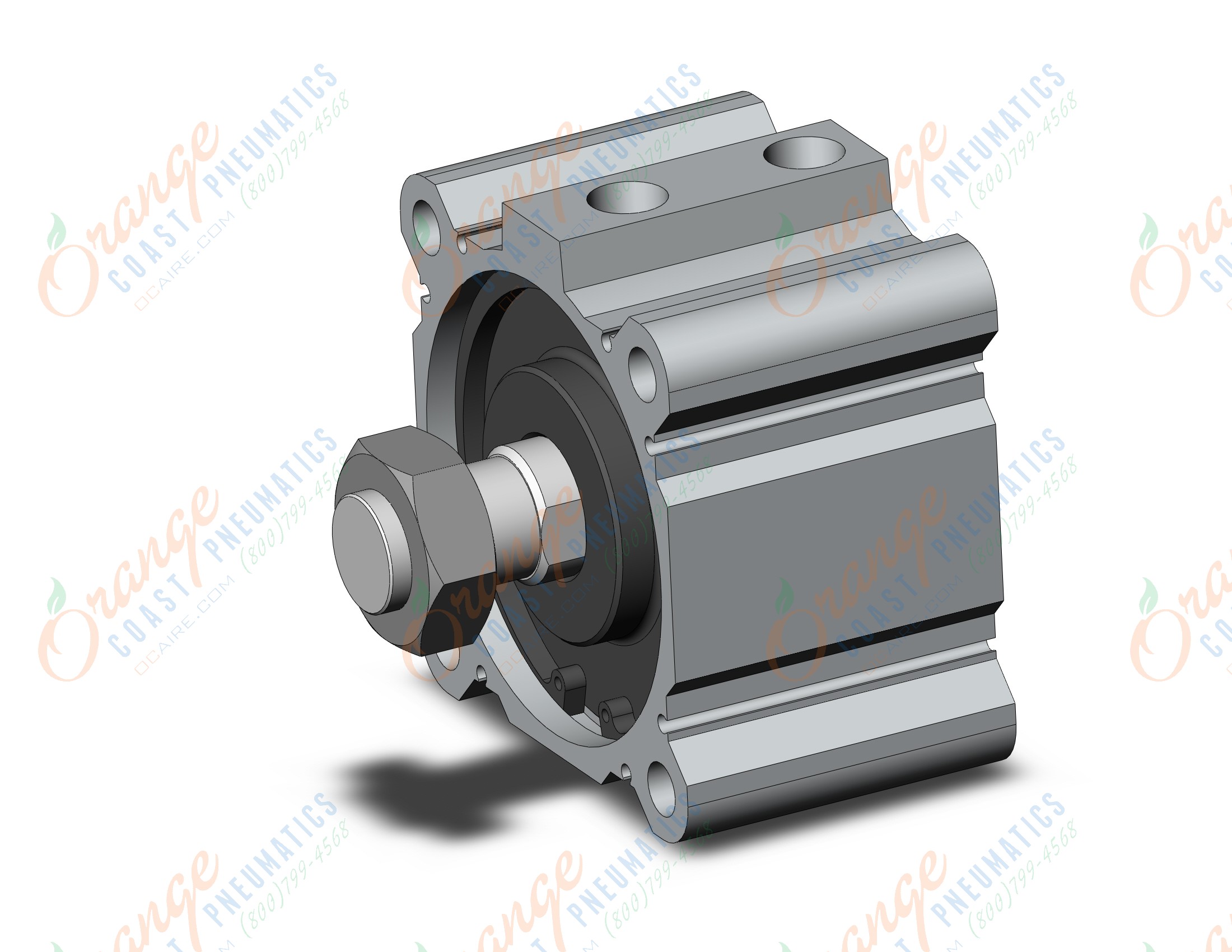 SMC CQ2A100TF-25DCMZ compact cylinder, cq2-z, COMPACT CYLINDER