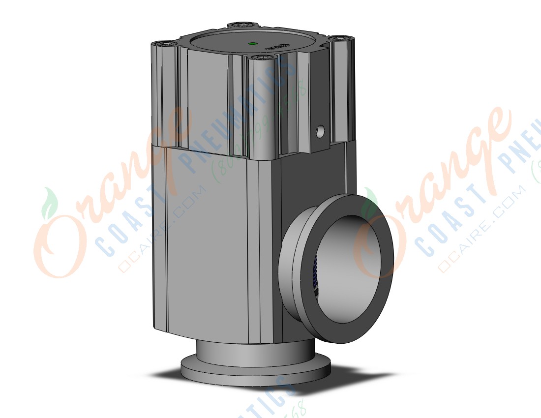 SMC XLA-80-2M9NC aluminum, high vacuum angle valve, HIGH VACUUM VALVE