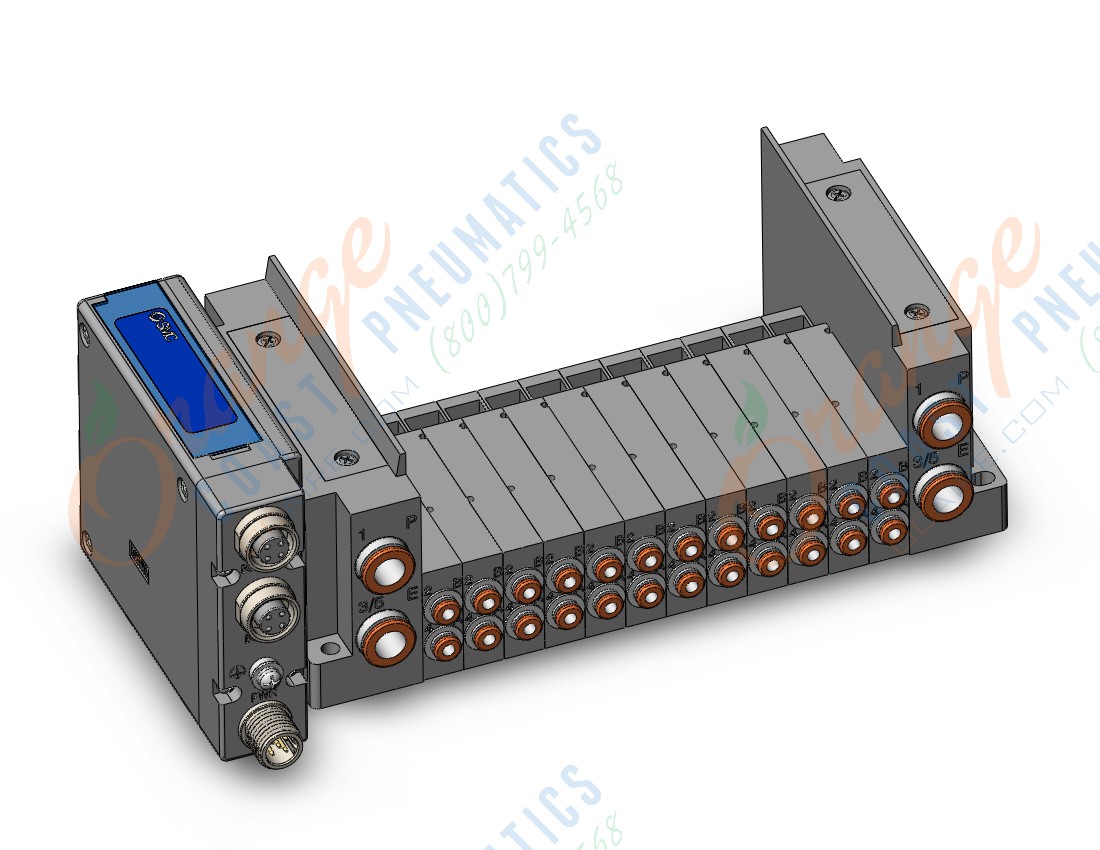 SMC SS5Y3-10SFAN-12B-N1 manifold, NEW SY3000 MFLD