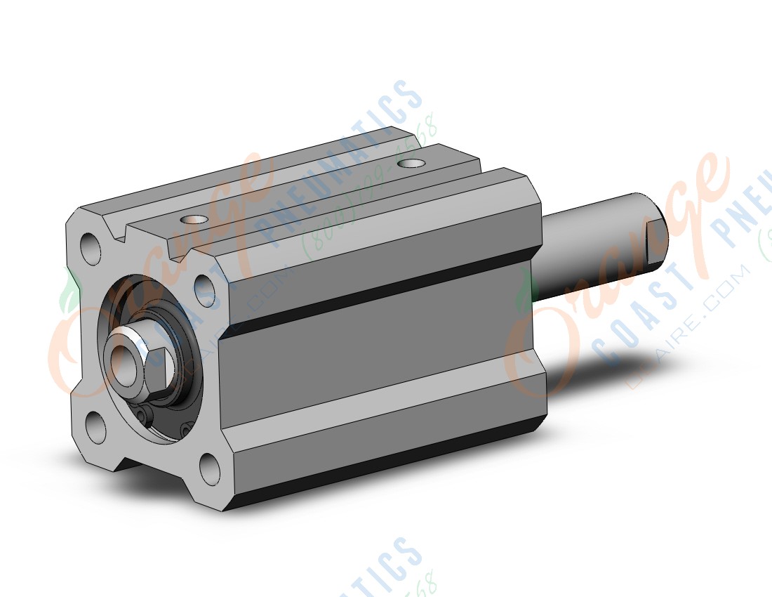 SMC NCQ2WA25-30DC cyl, compact, double rod, NCQ2 COMPACT CYLINDER