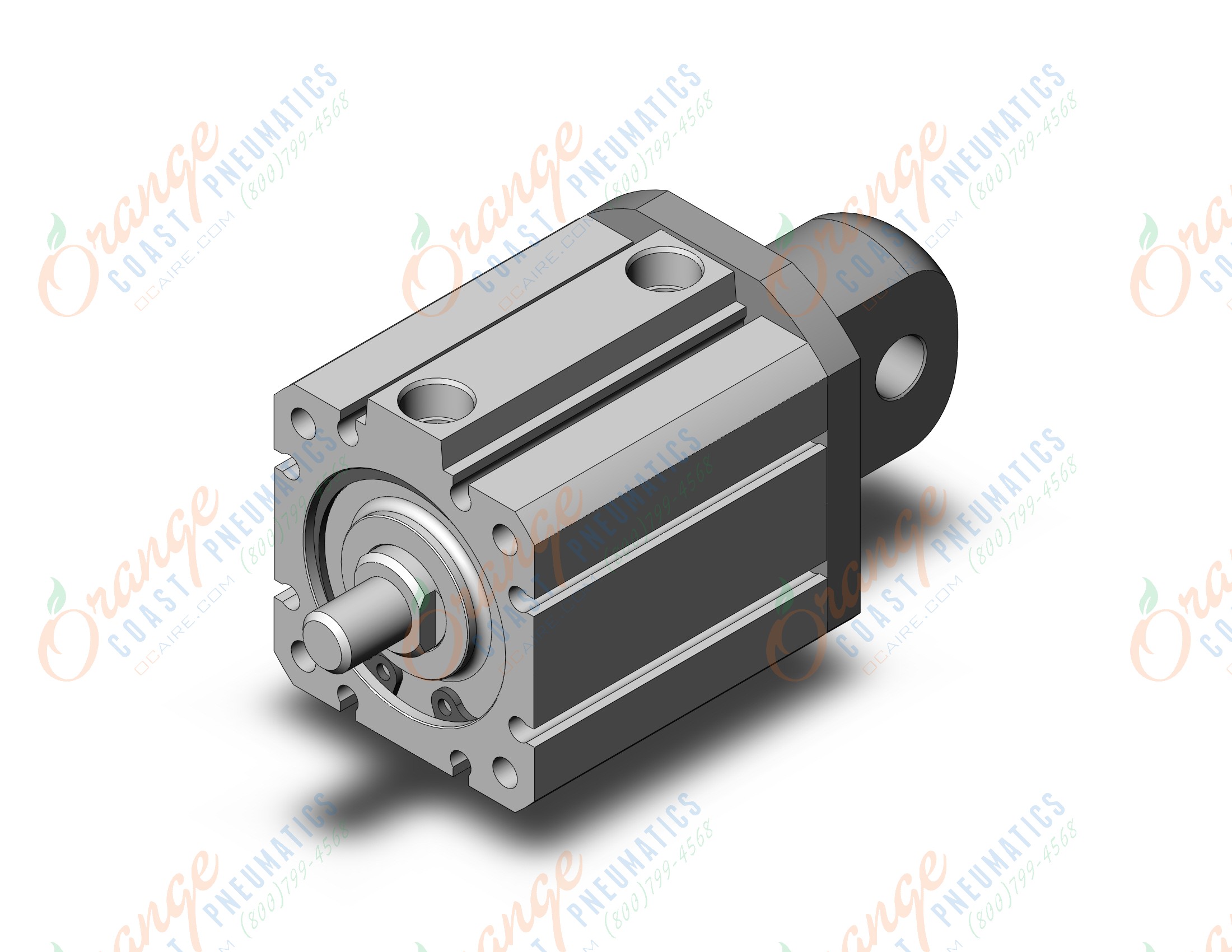 SMC NCDQ8CZ150-100M cyl, compact, dbl act, NCQ8 COMPACT CYLINDER