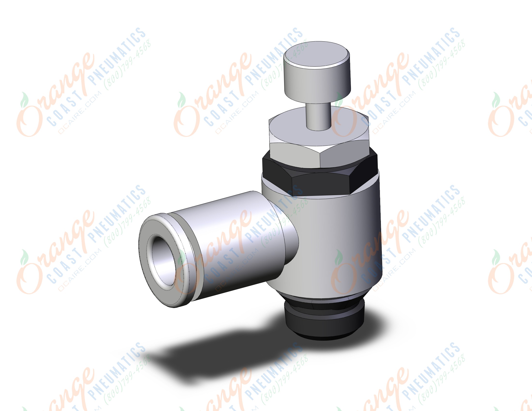 SMC AS2201F-U01-06 flow ctrl, unifit, metric tube, FLOW CONTROL W/FITTING