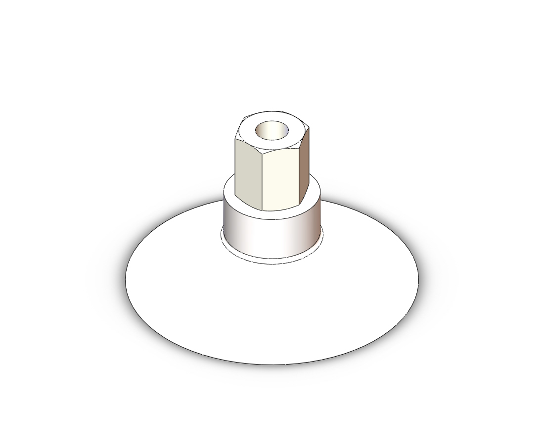 SMC ZPT50US-B8 vacuum pad w/o buffer, ZP VACUUM PAD***
