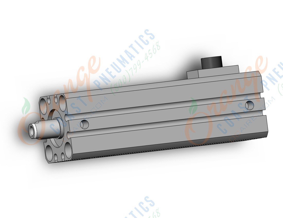 SMC CDBQ2B20-50DC-HN-A93LS cyl, compact, locking, auto-sw, CBQ2 CYLINDER COMPACT LOCKING