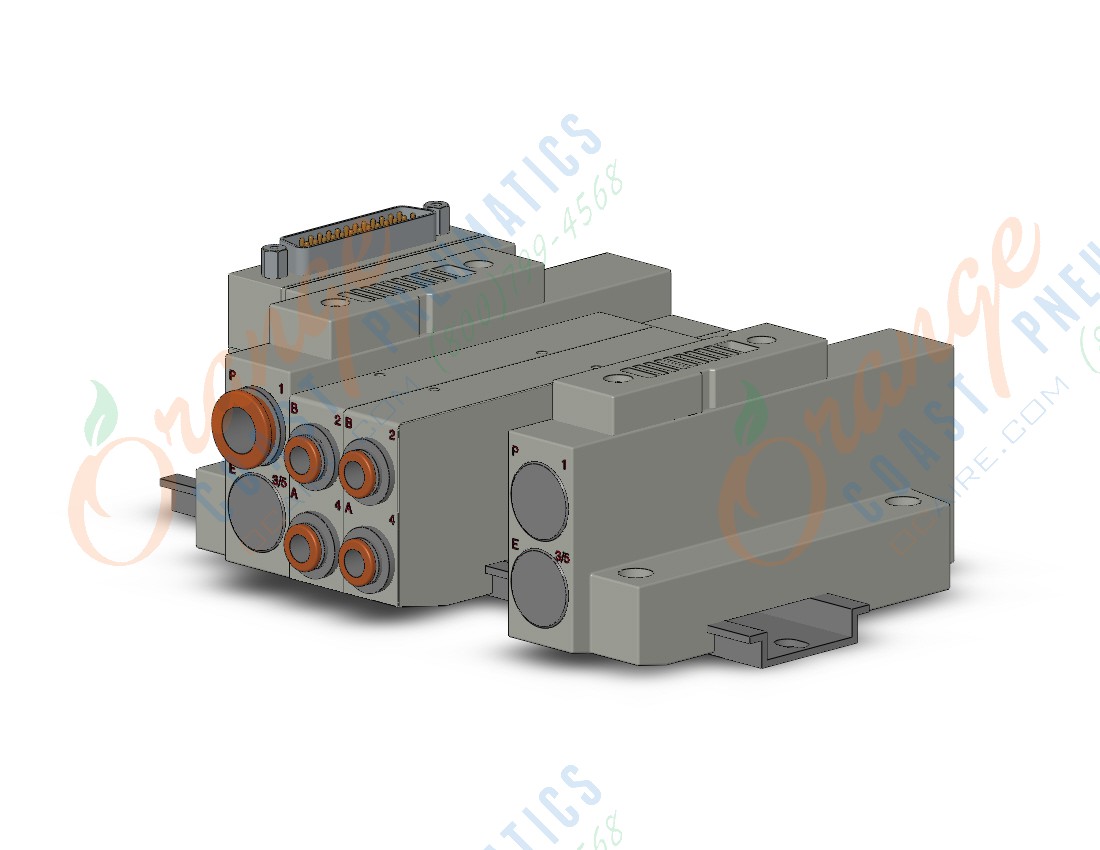 SMC SS5V2-16FD1-04DS-C6 mfld, plug-in, d-sub connector, SS5V2 MANIFOLD SV2000