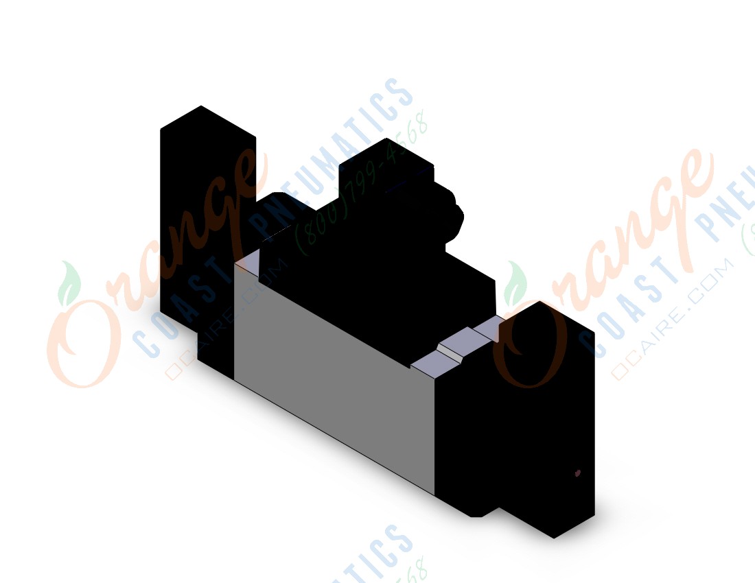 SMC VFS5310-3D valve dbl non plugin base mt, VFS5000 SOL VALVE 4/5 PORT