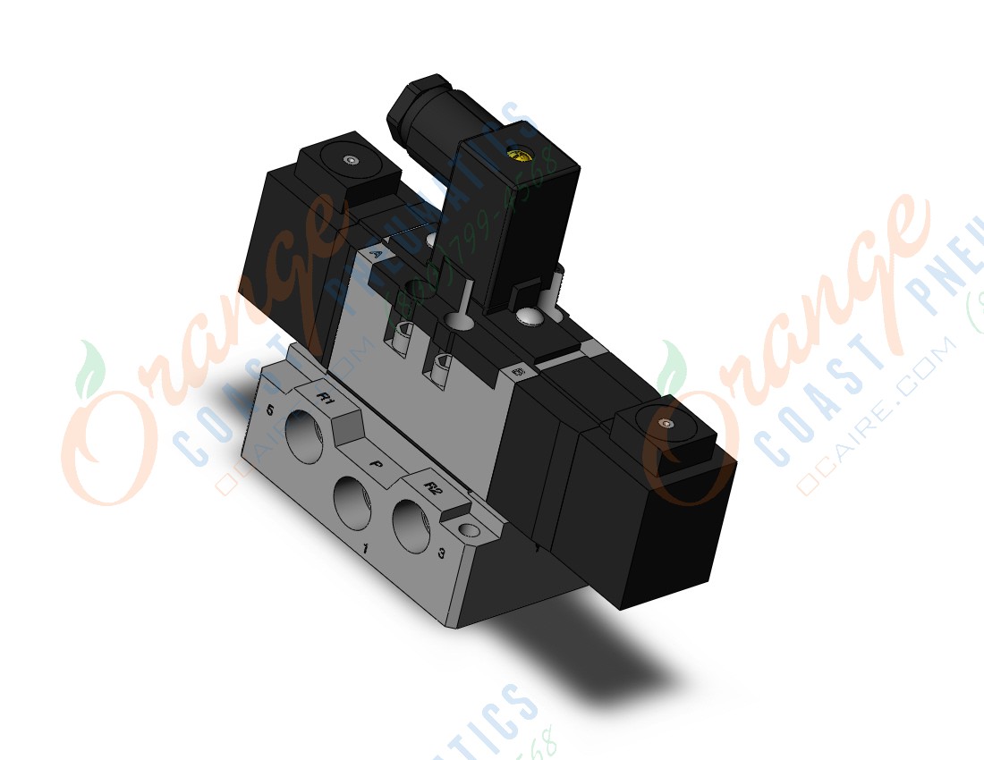 SMC VS7-6-FJG-D-1NA03 valve iso dbl sol size 1, VS7-6 SOL VALVE 4/5 PORT