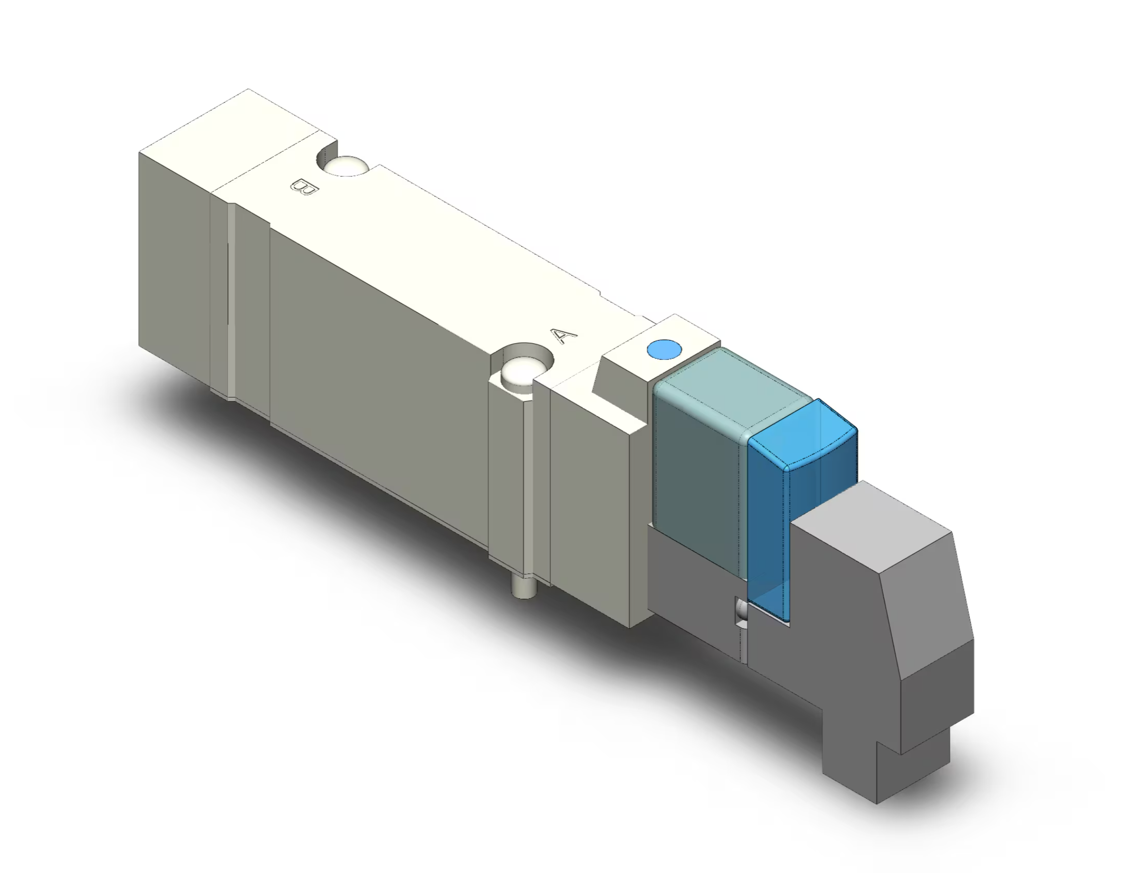 SMC SY5140-5FU-Q valve, s/sol, base mt, plug-in, SY5000 SOL/VALVE, RUBBER SEAL***