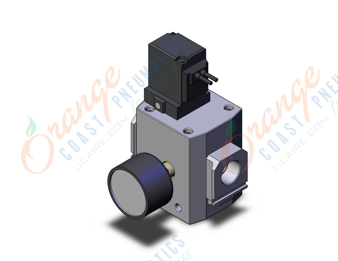 SMC AV3000-N03G-5GS valve, soft start 3/8, AV SOFT START UP BODY PORT ...