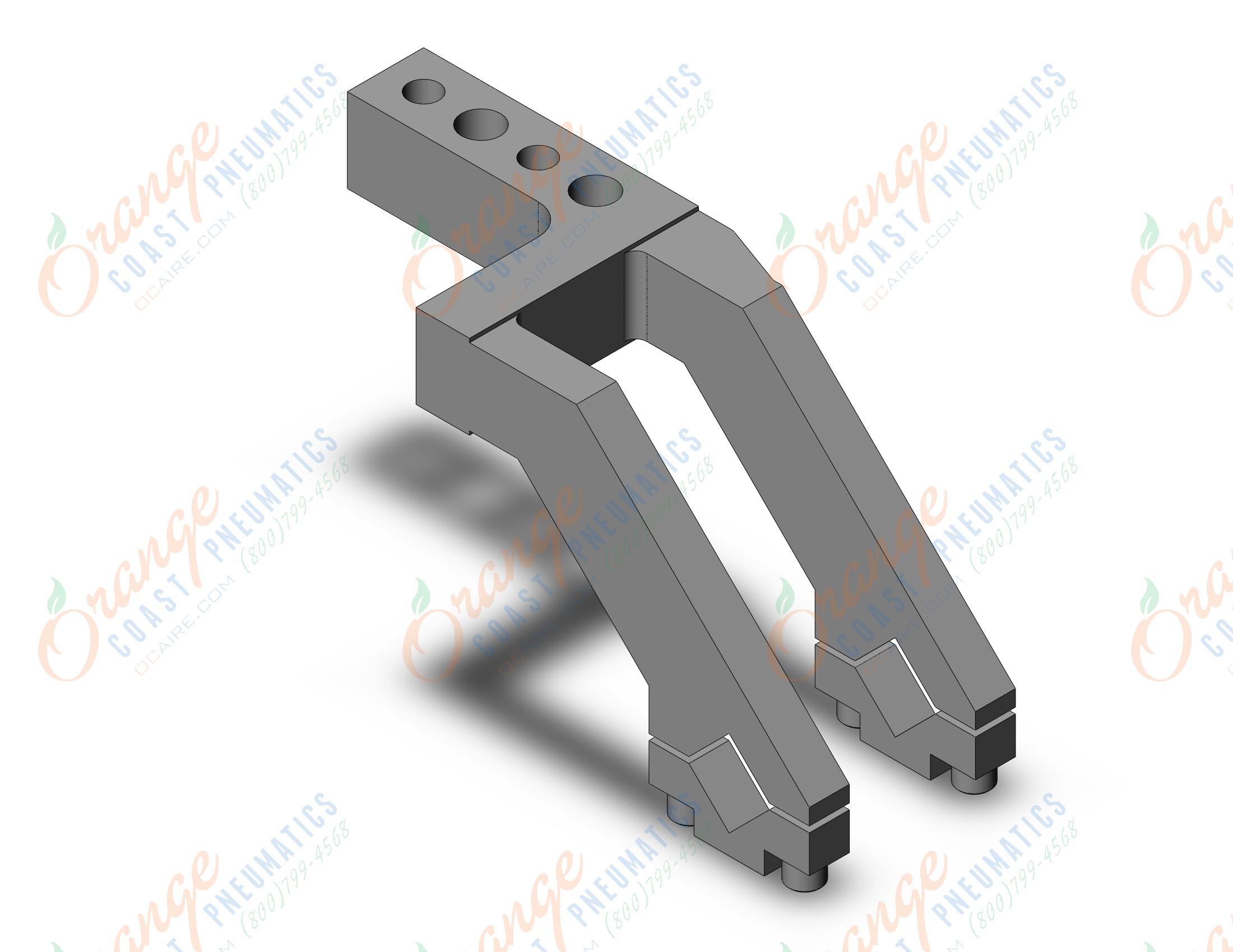 SMC CKZT40-A045RB clamp arm, CKZN SLIM LINE CLAMP CYLINDER