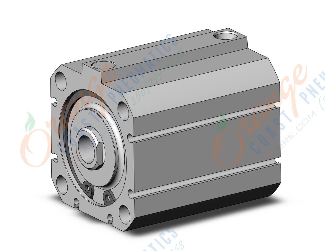 SMC NCQ8M200-150S cyl, compact, spr rtn, NCQ8 COMPACT CYLINDER