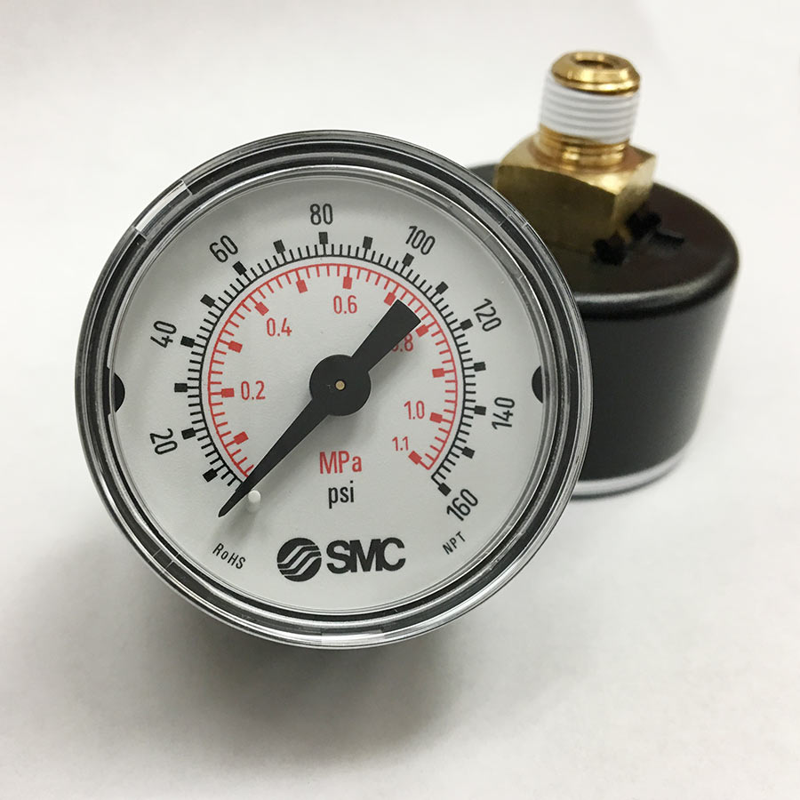 SMC K40-MP1.0-N01MS gauge, pressure, AR REGULATOR