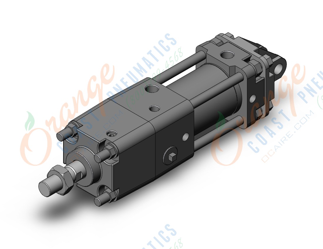 SMC CDNA2D40TN-25-D cyl, tie rod, power lock, a/s, CNA/CNA2 POWER LOCK CYLINDER