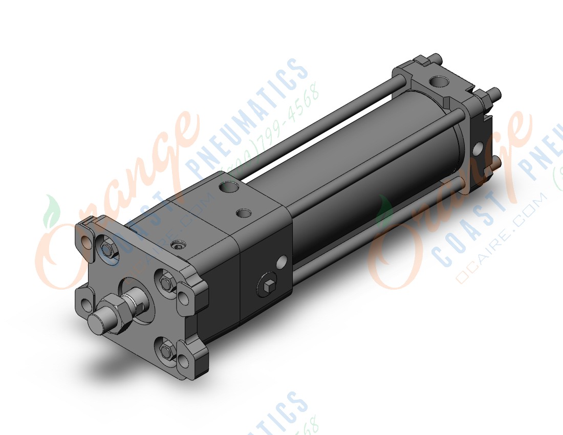 SMC CDNA2F63TN-150-D cyl, tie rod, power lock, a/s, CNA/CNA2 POWER LOCK CYLINDER