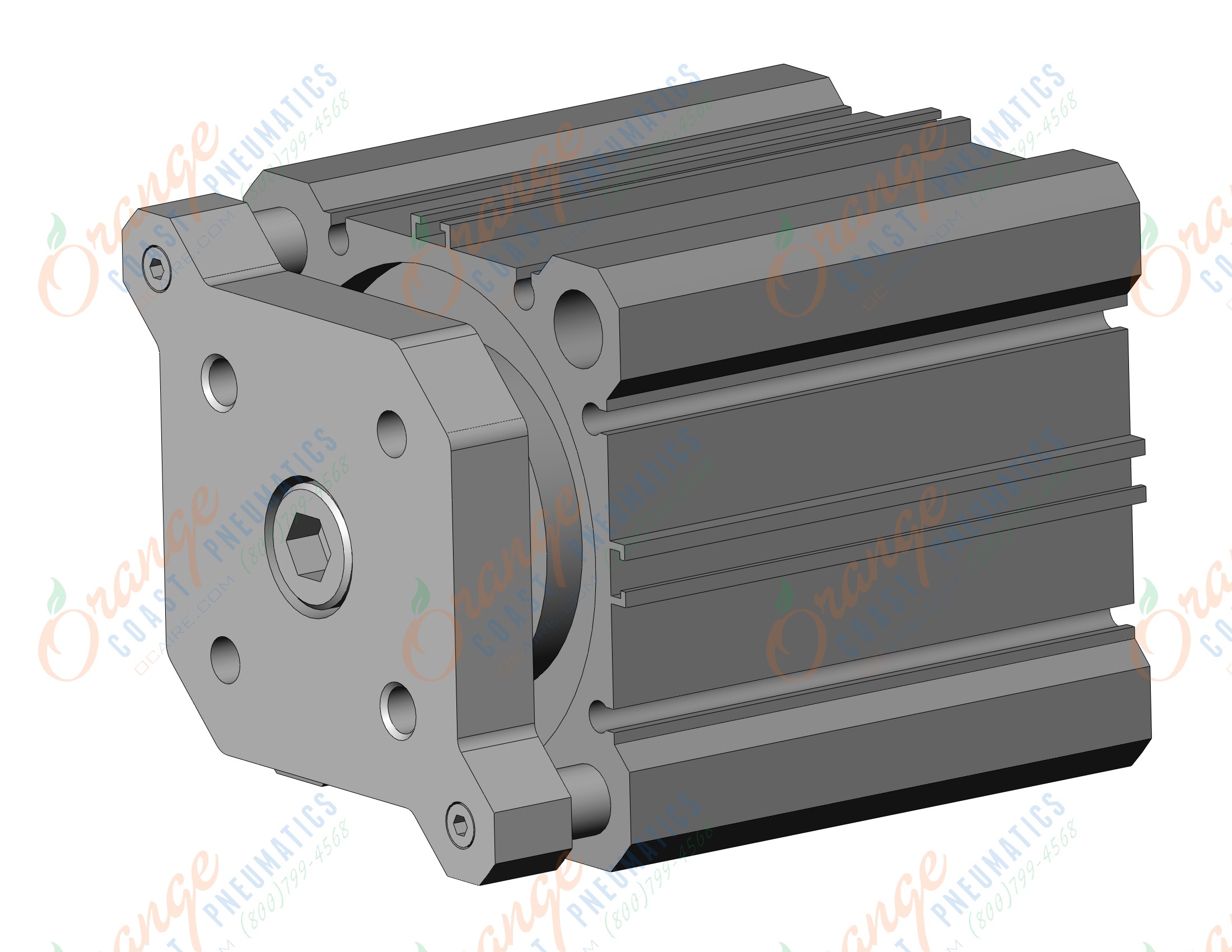 SMC CDQMA63TN-35 cyl, compact, auto-switch, CQM COMPACT GUIDE ROD CYLINDER