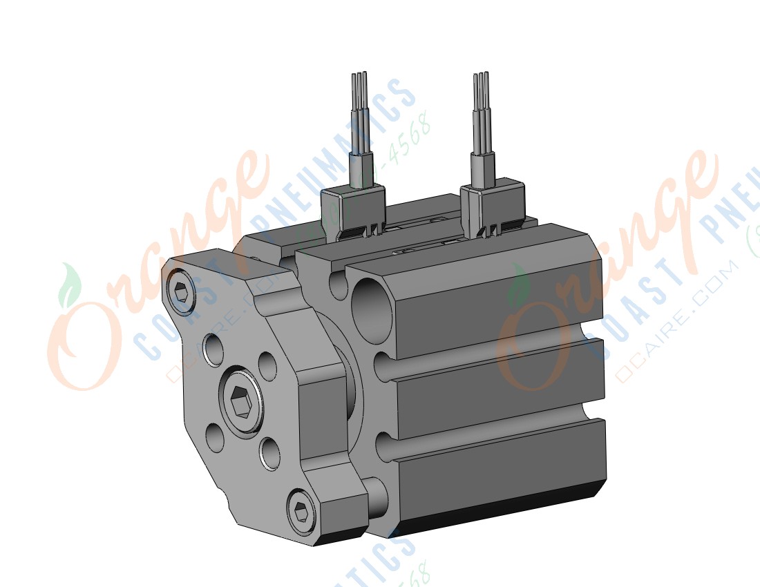 SMC CDQMB20-5-M9NV cyl, compact, auto-switch, CQM COMPACT GUIDE ROD CYLINDER