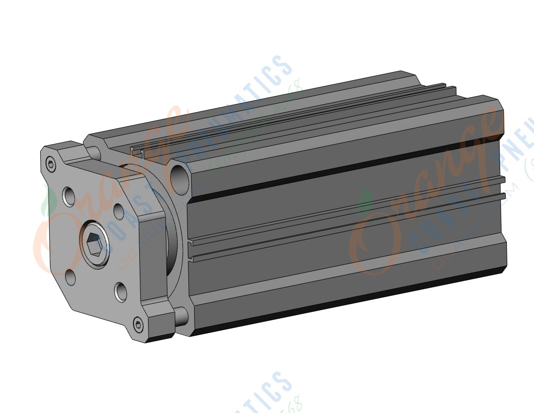 SMC CDQMB50TN-100-A93L cyl, compact, auto-switch, CQM COMPACT GUIDE ROD CYLINDER