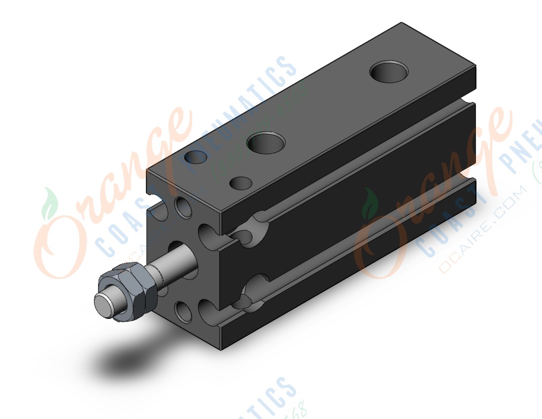 SMC CDU10-15D-M9PWL cyl, free mt, dbl/act, CU COMPACT CYLINDER