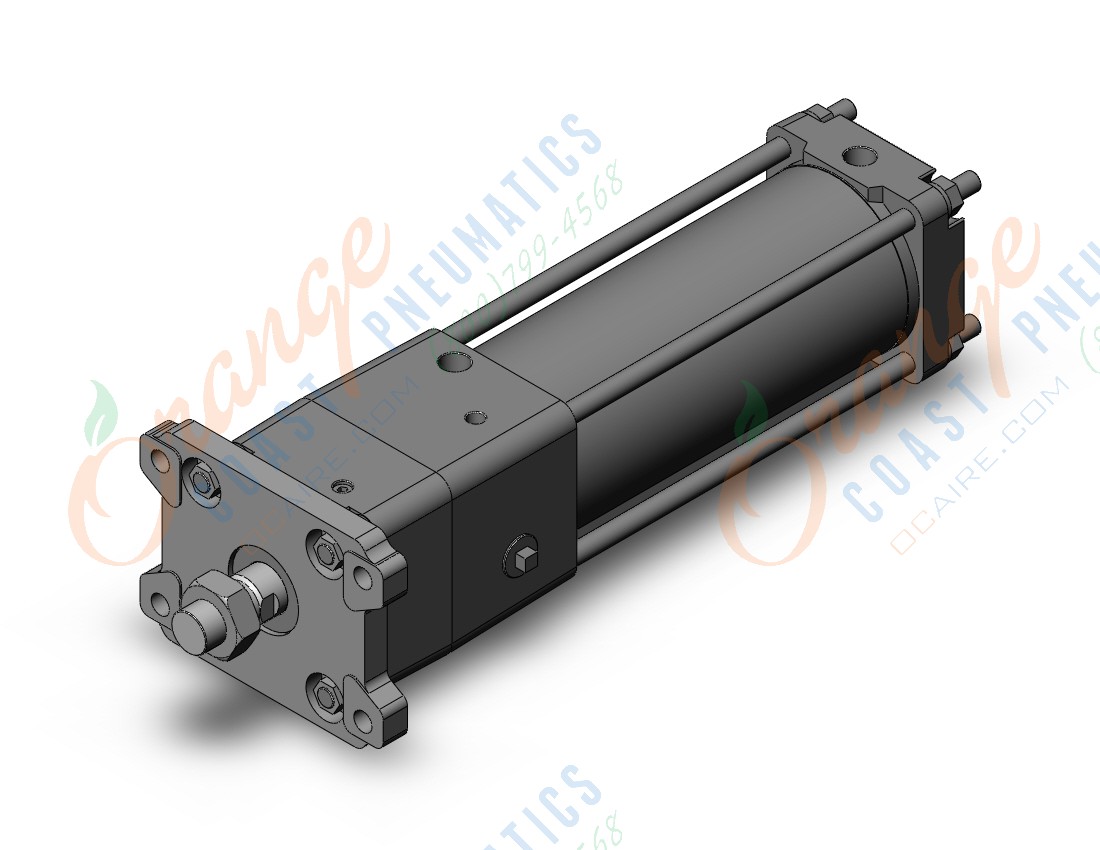 SMC CNA2F100TF-200N-D cyl, tie rod, locking, CNA/CNA2 POWER LOCK CYLINDER