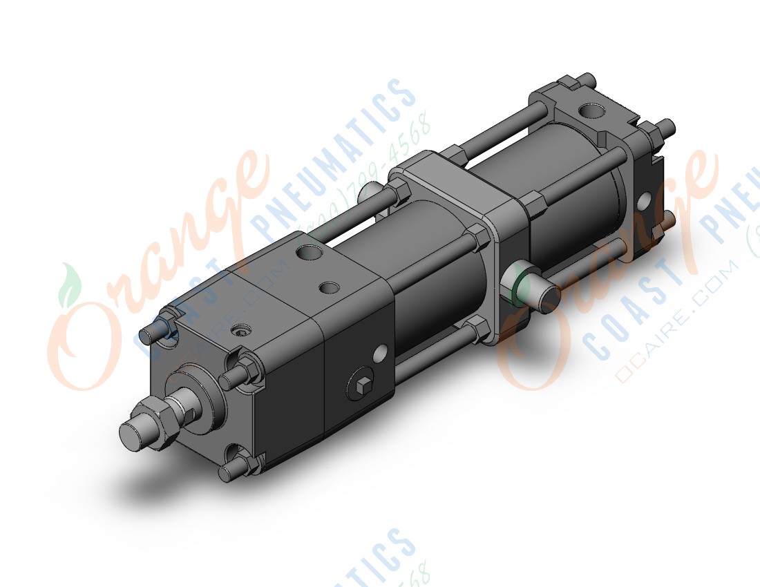 SMC CNA2T63TN-150-D cyl, tie rod, power lock, CNA/CNA2 POWER LOCK CYLINDER