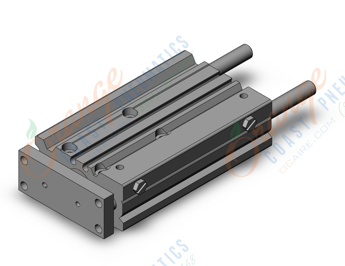 SMC MGPA16-75Z cyl, guide h/precision b/bush, MGP COMPACT GUIDE CYLINDER