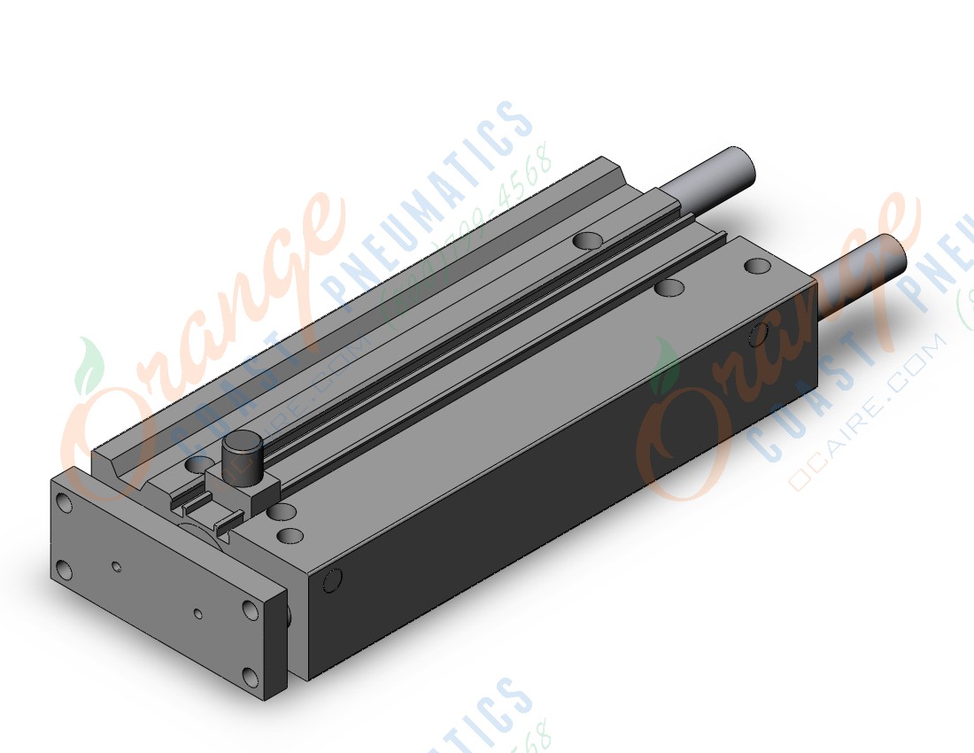 SMC MGPL32-200-RL cyl, end lock guide, ball brg, MGP COMPACT GUIDE CYLINDER